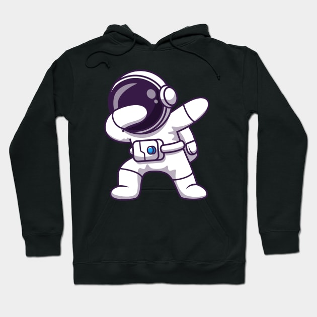 Cute Astronaut Dabbing Hoodie by MaiKStore